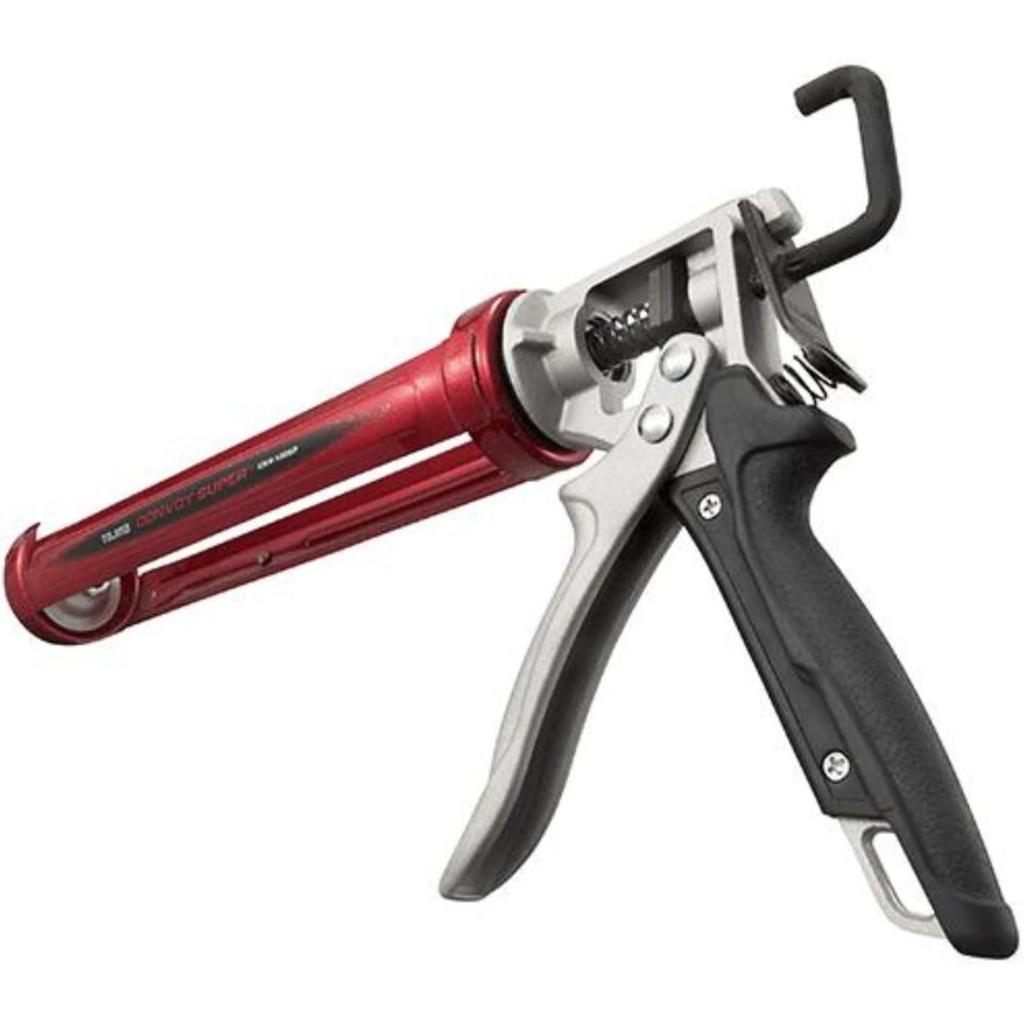 Caulk Gun - 1/10 Gallon (10 oz) Convoy Super Caulking Tool with Rotating Cradle & Auto Flow Stop - CNV-100SP