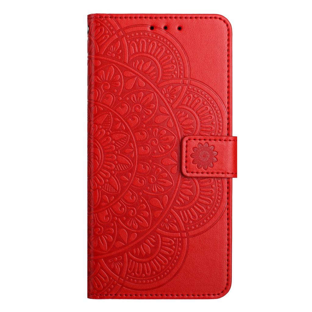 For Samsung Galaxy M36 5G Leather Case with Card Slots Mandala Pattern Phone Cover Stand