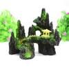 Aquarium Rockery Windmill Decoration with Air Pump-Driven Water Wheel