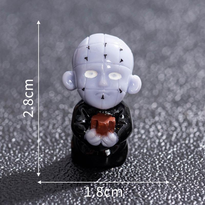 New movie monster chainsaw horror killer clown resin crafts desktop car knickknack