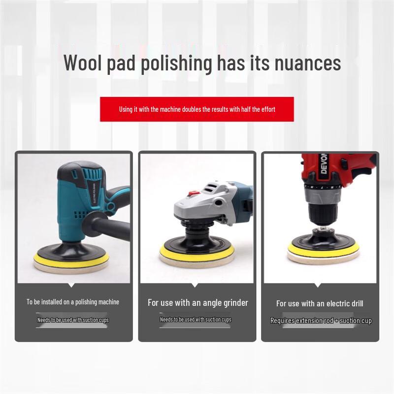 Flocking Wool Polishing Kit