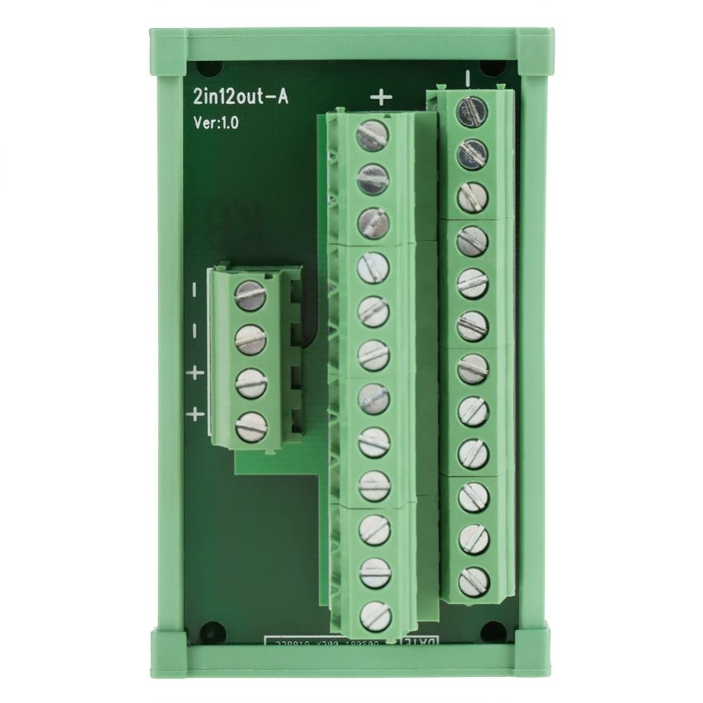 12 Position Power Distribution Module Terminal Block Distribution Board  Automation System