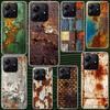 Vintage Industrial Style Rusty Pattern Case for Xiaomi Redmi Note 14 13 12 11 Pro Plus Phone Cover 14S 12S 11S 11E 11T 10S 10 9S