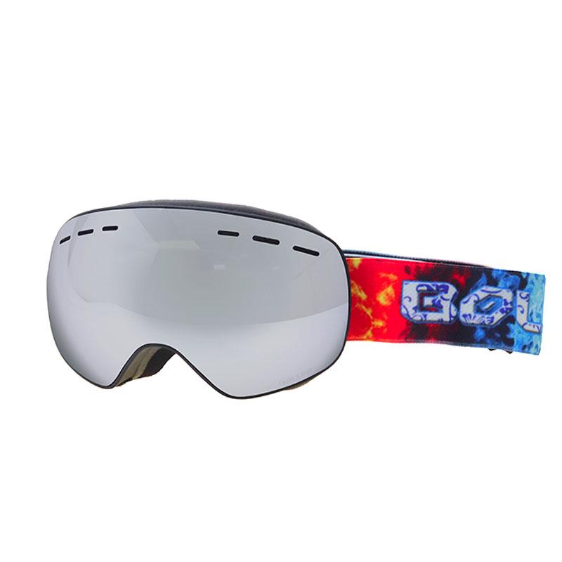 Double-Layer Anti-Fog Ski & Mountaineering Goggles for Enhanced Clarity - Suitable for Kids, Men, and Women.