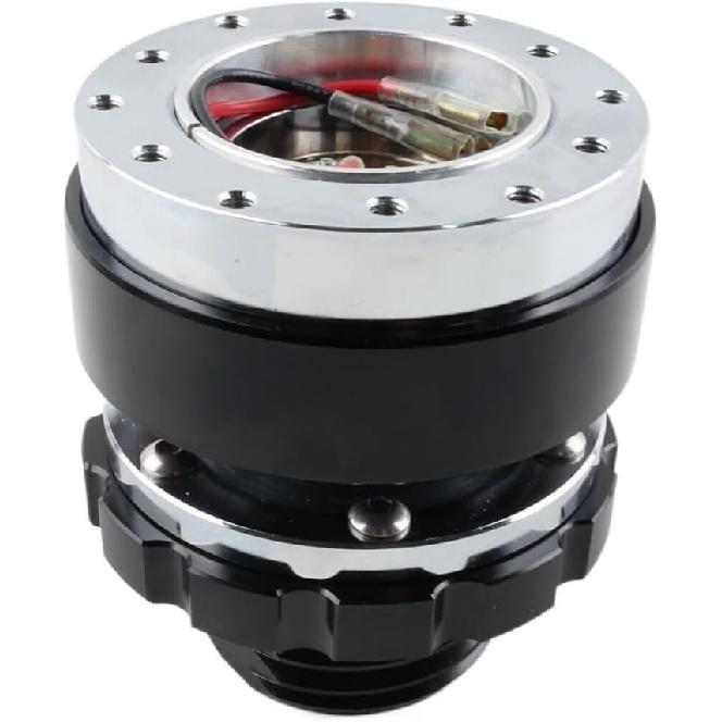 Steering Wheel Adapter Quick Release Boss Kit for Thrustmaster T500 T300 T-GT TX(Black)