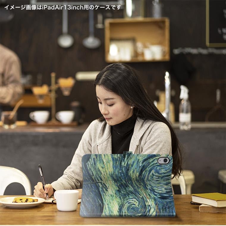 iPad Pro Case 2024 Compatible with iPad Pro Popular Illustration 11-inch (M4) (5th Generation) 11-inch, Tri-Fold Stand, Lightweight, Design, 003221,