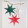 Decorative Paper Star Lanterns Light Cover Lampshade Easy Assembly Enhances Christmas Birthdays Celebration Atmospheres