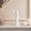 3D Printed Ghost Woman Sculpture Spirit Statue for Modern Home Decor Minimalist Spooky