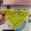 Cute Lace Coin Purse Pvc Panties-Shaped Mini Storage Bag With Zipper Strawberry Makeup Bag Great Party Gift Birthday Present
