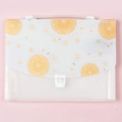 Simple portable organ bag, multi-layer file bag, A4 folder, student handbag, storage file bag