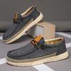 New Large Size Dude Loafers Trendy Casual Shoes Men's Canvas Shoes Foreign Trade Foot Cover Lazy One Pedal Men's Shoes