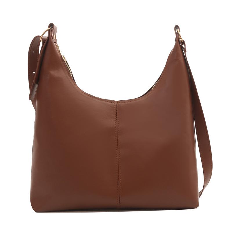 Women'S Bag Fashion Shoulder Bag Texture Pu Armpit Bag Large Capacity Messenger Bag Niche Versatile Tote Bag