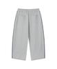 Lotaib Line Point Logo Sweatpants - Gray