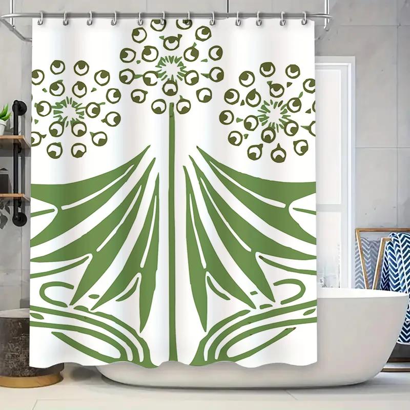 

Vibrant Jellyfish Shower Curtain Waterproof Fabric Decor for Bathroom Modern Bath Linen with Rod Pink Purple Blue Green Mari W90xH180cm