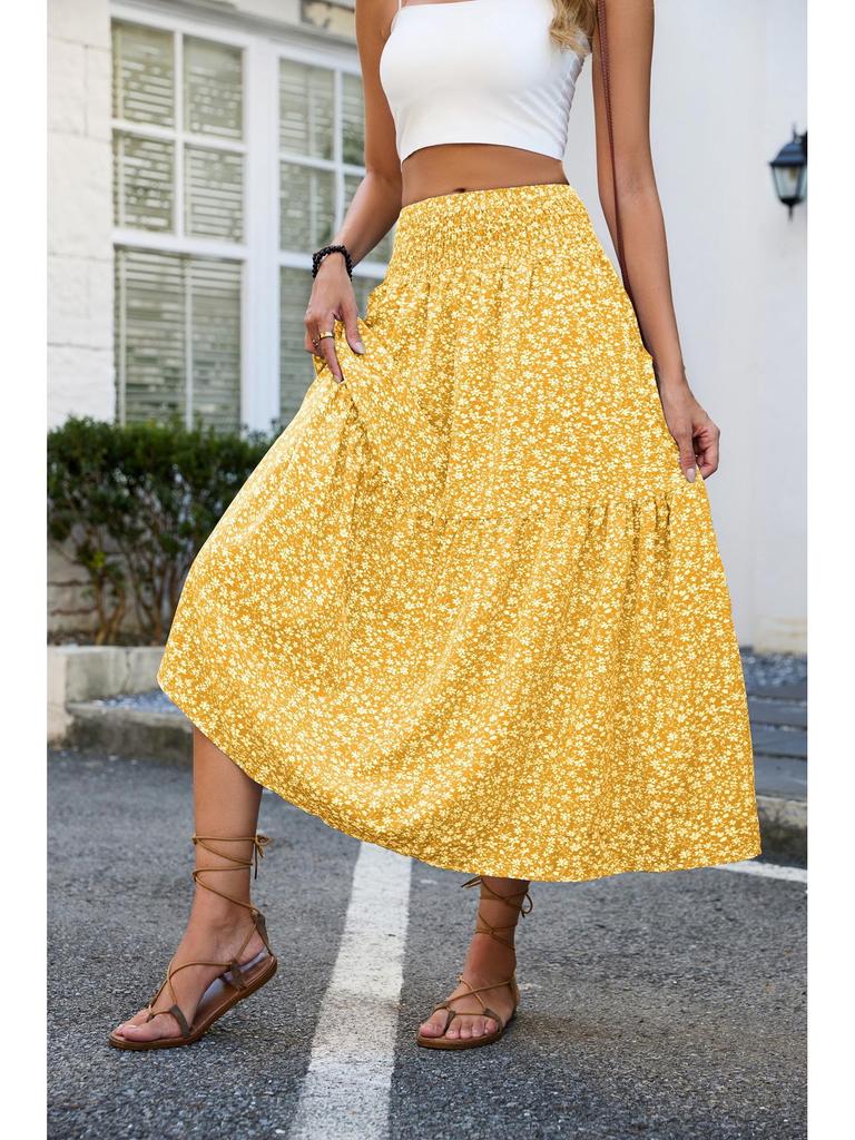 2026 Floral High-Waisted Casual Fashion Skirt for Women