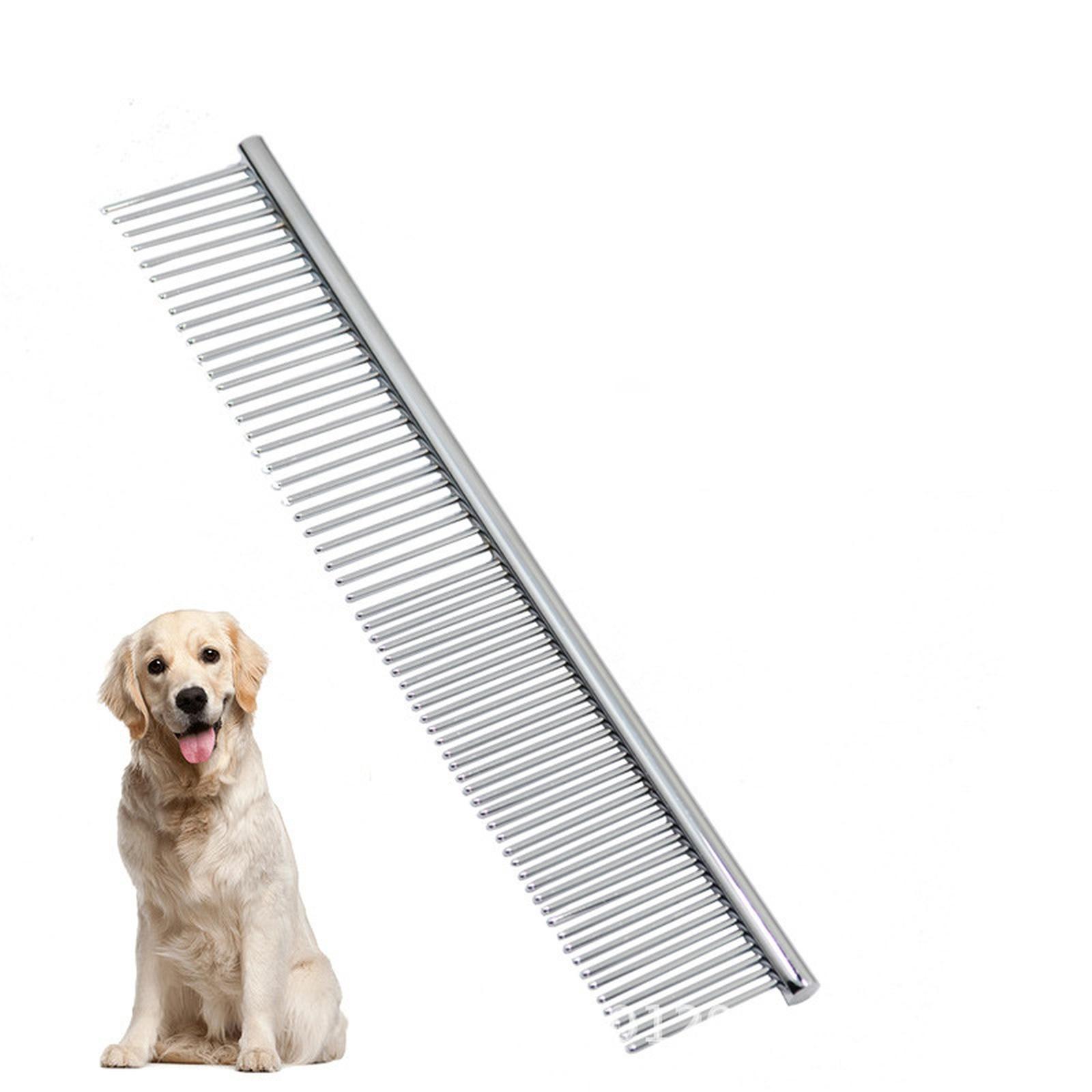 Pet Double Sided Comb Stainless Steel Dematting Brush for Dog one size