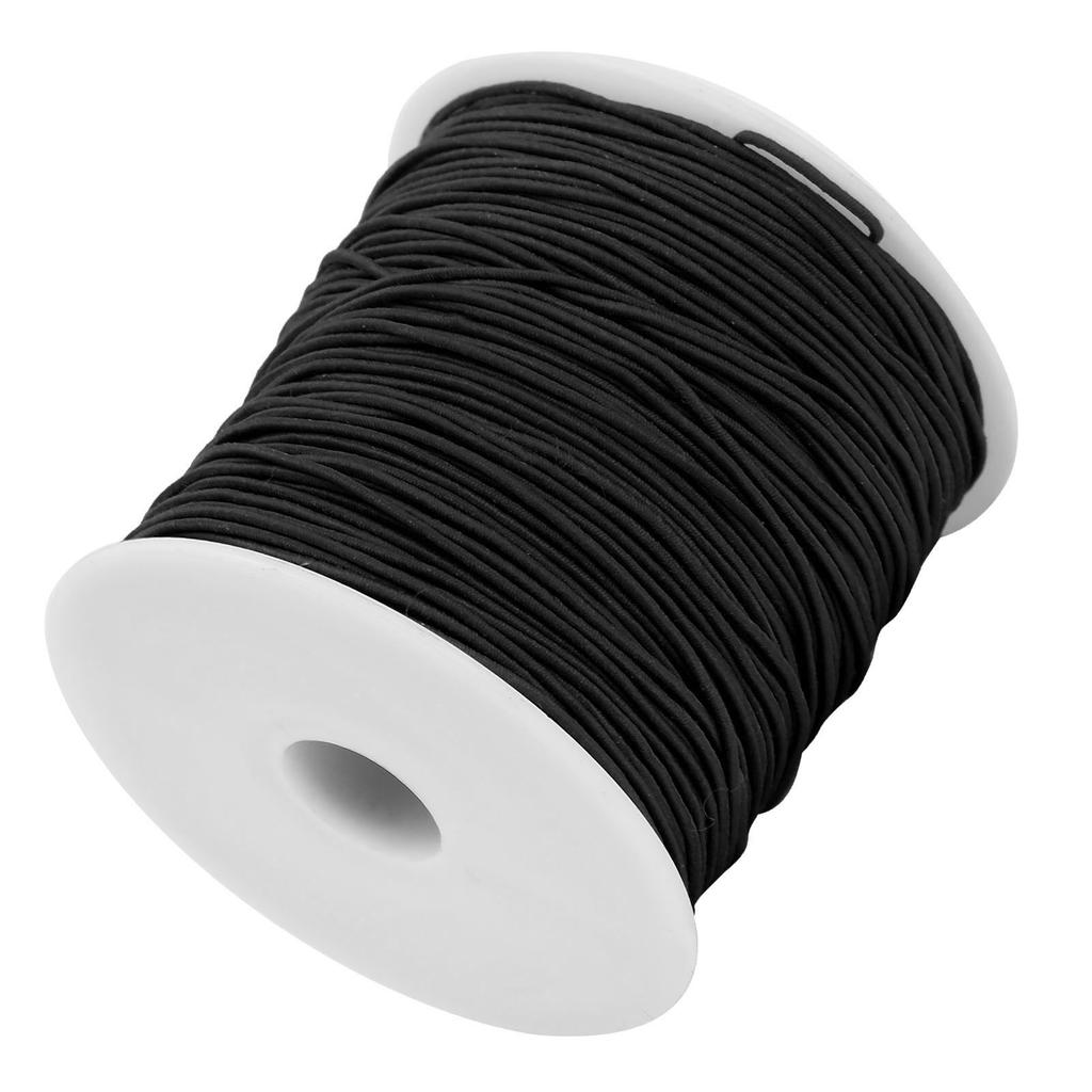 Black Elastic Thread DIY Beading Thread Beading Cord String for Bracelet Jewelry Making Craft
