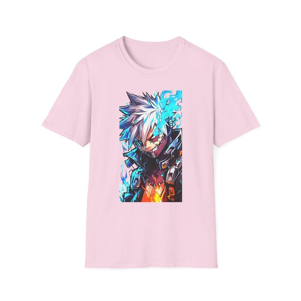 Anime Soft TShirt Dabi Toya Todoroki Unisex Jl Anime Front Printed Tee