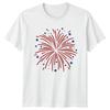 Fireworks 4th Of July Holidays Unisexs TShirt Unisexs Tee Graphic Unisex Top