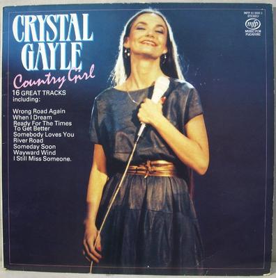 LP Record CRYSTAL GAYLE - Country Girl MFP4156931 MUSIC FOR PLEAS 1985 UK Country/Folk Used