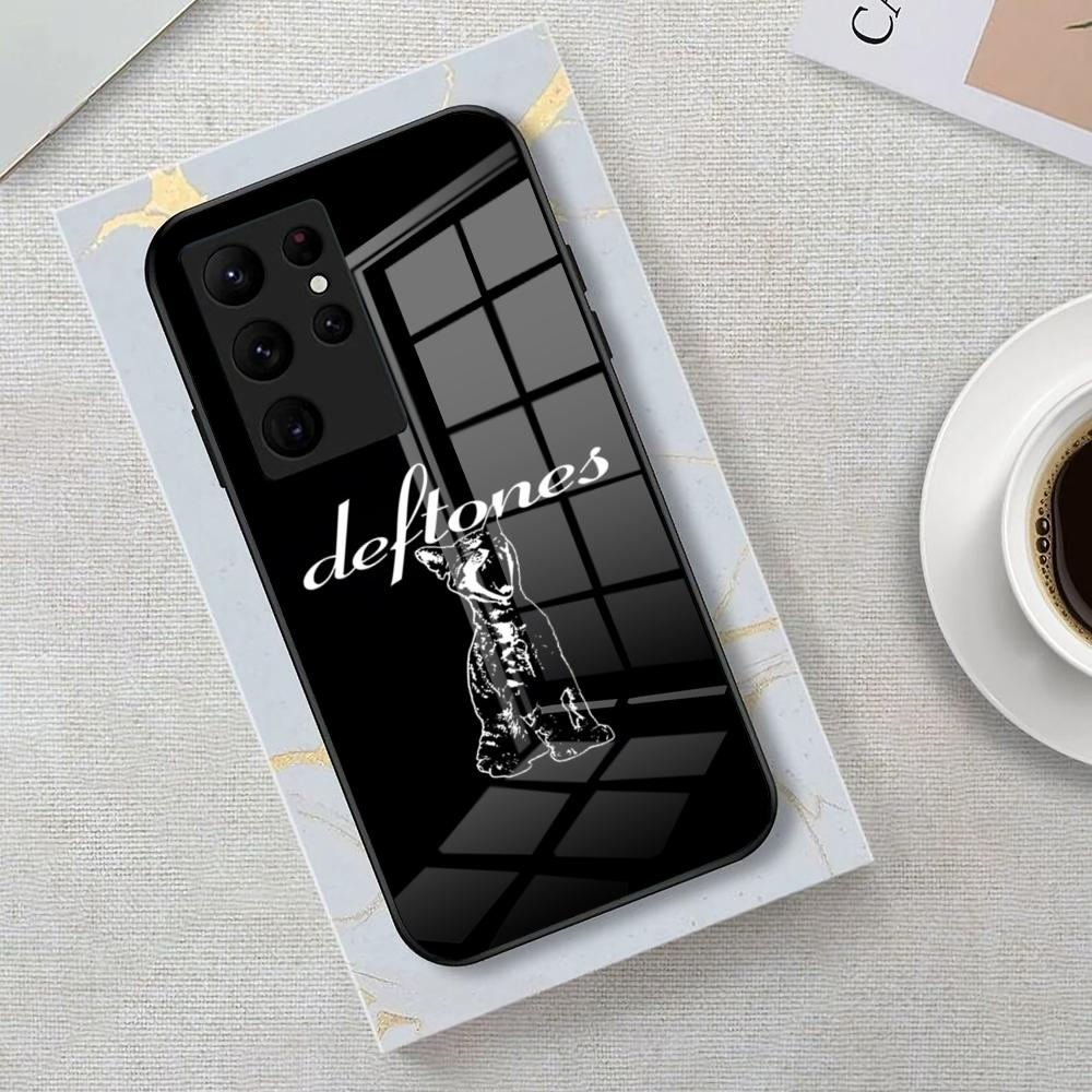 Deftones Band Phone Case For Samsung S26 S25 Edge Ultra 23 22 21 20 Ultra Plus S24 Fe Glass Cover