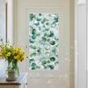 Película Colorida para Janela Arco-Íris Vitral Flores Coloridas Plantas Adesivos Decorativos Bloqueio Solar Não Adesivo Reutilizável Adesivo de Janela para Quarto