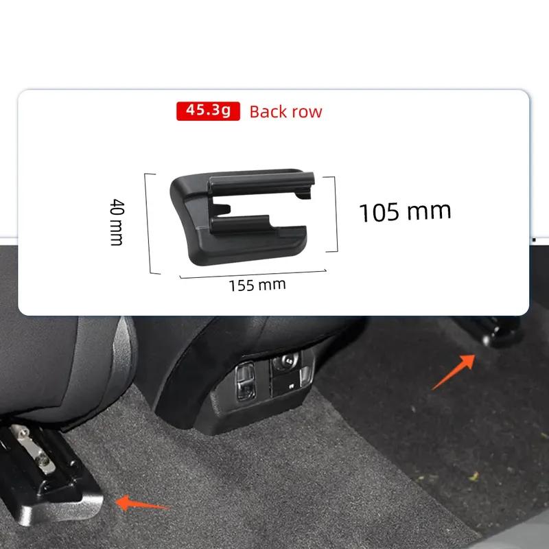 For Mercedes Benz GLC Class W253 2016- Car Front Row Left Right Seat Rail Trim Cover Driver Passenger Seat Cover