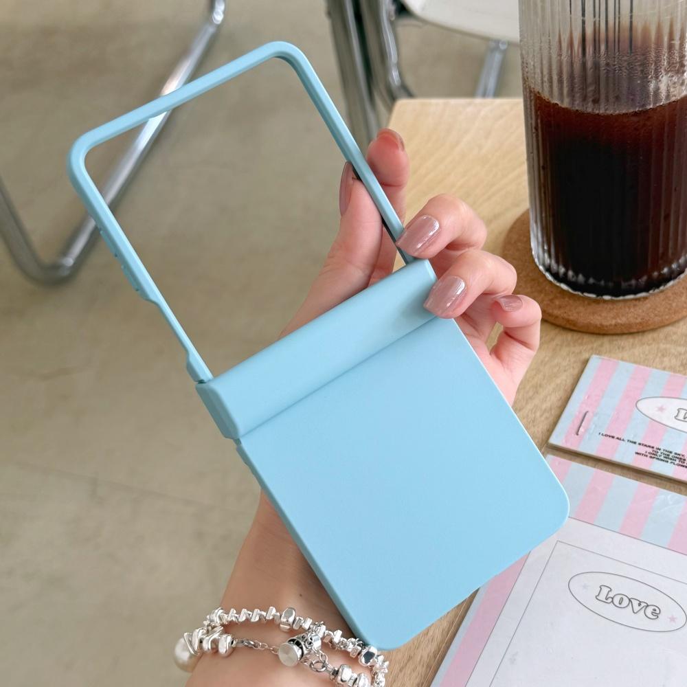 For Samsung ZFlip7 Matte Case Candy Color Hinge Shockproof Protection PC Bumper Ultra Slim Cover For Samsung Z Flip 7 Cases