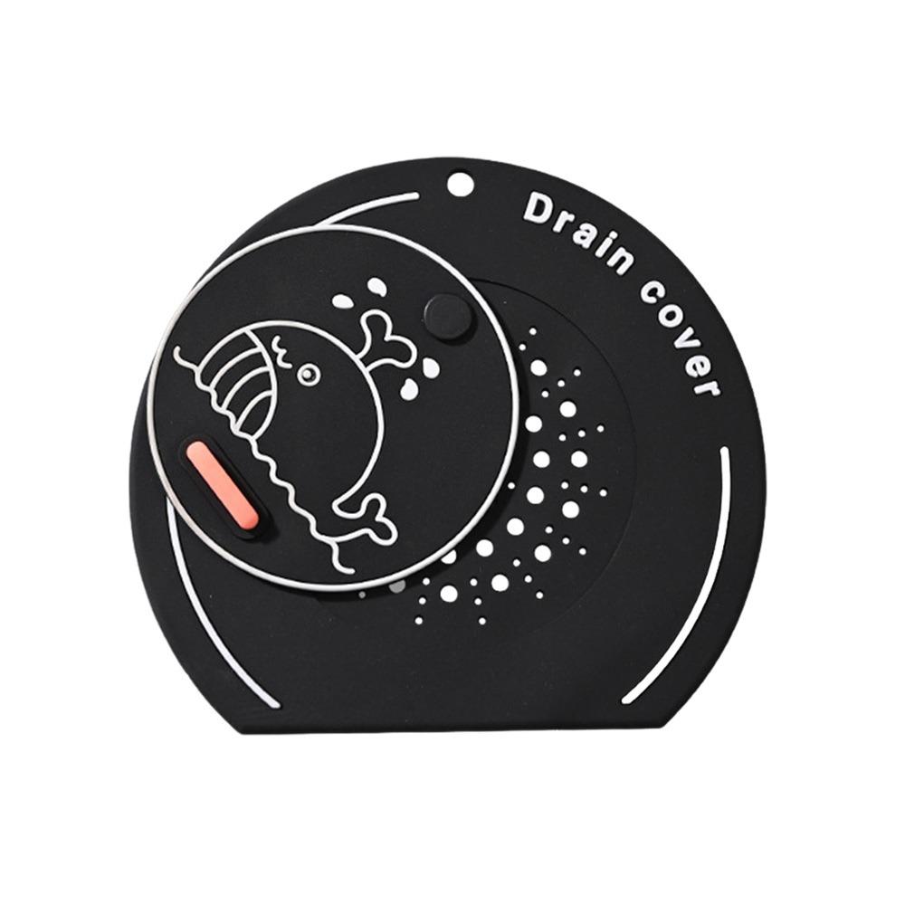 Anti-odor Floor Drain Mat Silicone Kitchen Sink Seal Mat for Bathroom Hair Collection