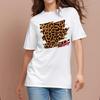 New Arrival Women's Retro Leopard Print Cotton T-shirt: Stylish & Comfortable