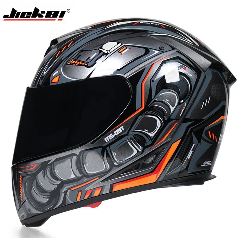 Electric Vehicle Bicycle Helmet Men's and Women's Full Helmet Full Cover Type Personalized Four-season Double Lens Warm Anti-fog Cap