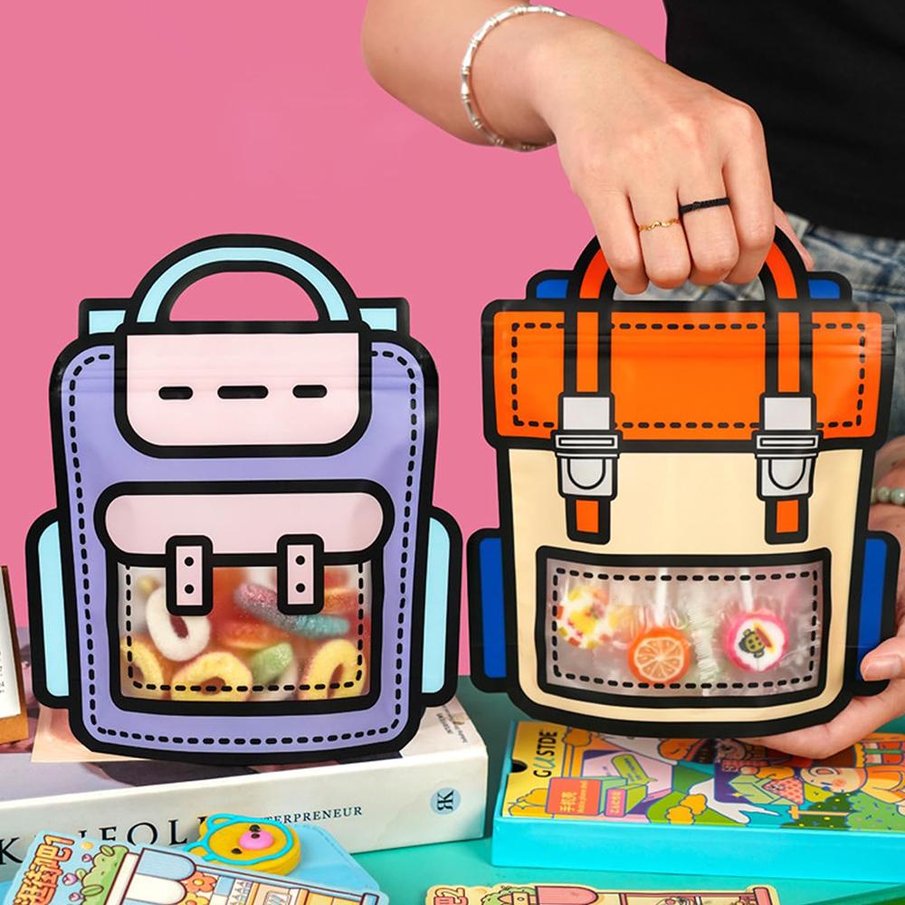 20pcs Cartoon Backpack Goodie Bags with Handles for Party, Wedding, Birthday