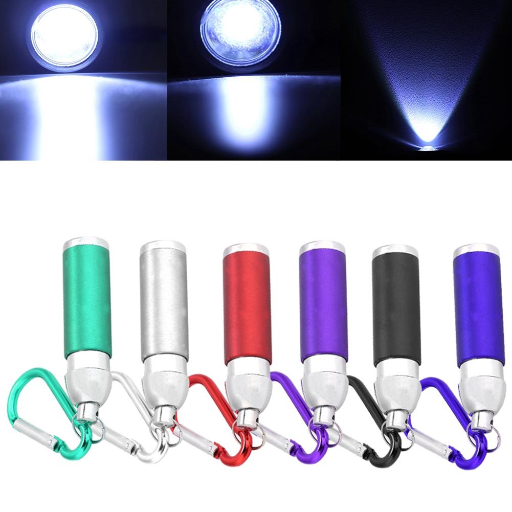 Flashlight  LED Flashlight Torch Useful Colorful Portable Aluminum Alloy  LED Flashlight Torch Light Keychains
