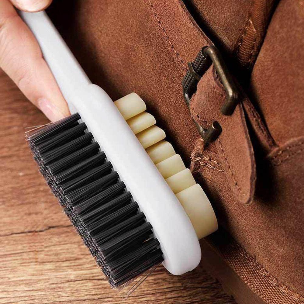 Long Handle Cleaning Brush Double Sided Washing Brush Portable Shoes Brush Cleaning Tool