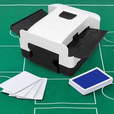 Automatischer Kartenmischer Geräuscharm Tragbar Wiederaufladbar Elektrische Spielkartenmischmaschine für Reisen Familienfeiern