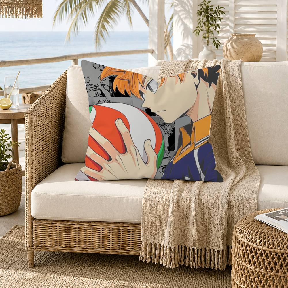 HHaikyuu Volleyball Japan Anime Pillow Case for Sofa Living Room Home office Decor Protective Cover