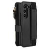 For Samsung Galaxy Z Fold 7, Flip Wallet Case with Wrist Strap, S Pen Holder, Hand Strap, Kickstand, Card Slots, Zipper Pocket