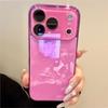 Tempered Glass Glossy Case for iPhone 17 16 15 Plus 14 13 12 Pro Max Plating Bumper Shockproof Hard Back Lens Cover Funda