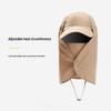 Men's Summer Sun Hat with UV Protection & Face Cover for Outdoor Activities