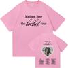 Madison Beer The Locket Tour 2026 T-shirt Summer Short Sleeve O-neck Unisexs Tshirts Streetwear Hip Hop Singer Graphic Print Shirt