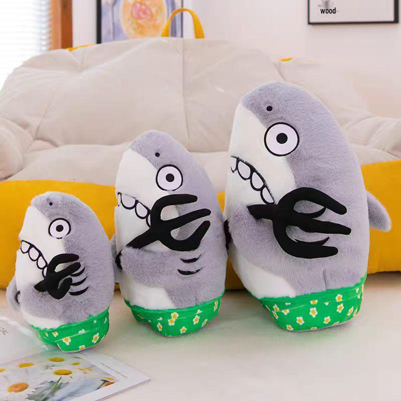 

Adorable Shark Plush Toy & Pillow - Cute Bedtime Companion and Perfect Birthday Gift for Girls 30cm