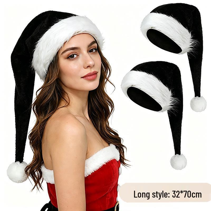 Christmas Plush Hat for Adults & Kids - Party Costume & Festival Decoration