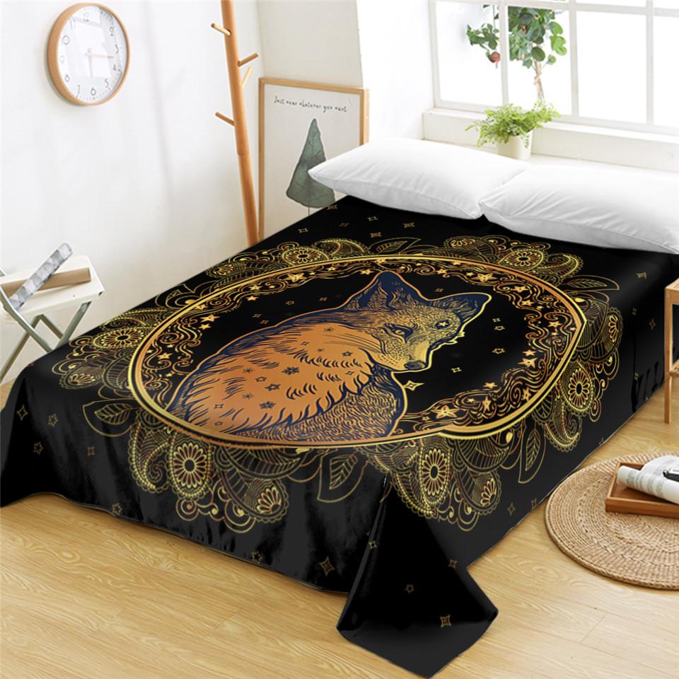 Rosa Flamingos Spannbettlaken 3D Tier Bettlaken Wildtier Bettwäsche King Queen Size Polyester Bettlaken Aquarell Bettdecke