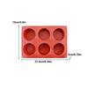 6 Roosters Anti-aanbak Rond DIYs Jelly Pudding Snoep Vormen Multifunctionele Voedselkwaliteit Siliconen Taart Vormen Keuken Bakplaat Gereedschap