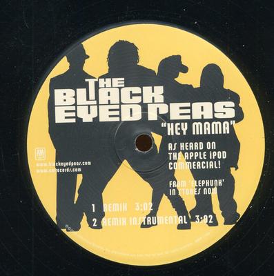 12inch Record BLACK EYED PEAS Hey Mama Remix AMRR110691 AM Records 2003 US Rap HipHopRB Used