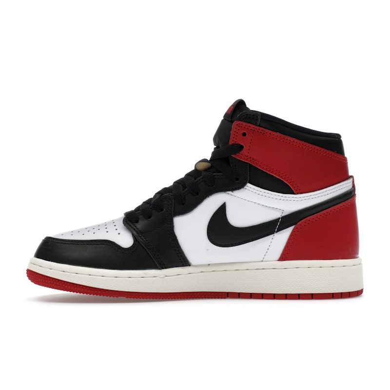 Jordan 1 High OG GS 'Black Toe Reimagined' Youth Lifestyle Sneakers FD1437-106