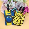 Travel Accessories Creative Baggage Boarding Luggage Tag Animal Cartoon Silica Gel Suitcase ID Address Label Holder Portable