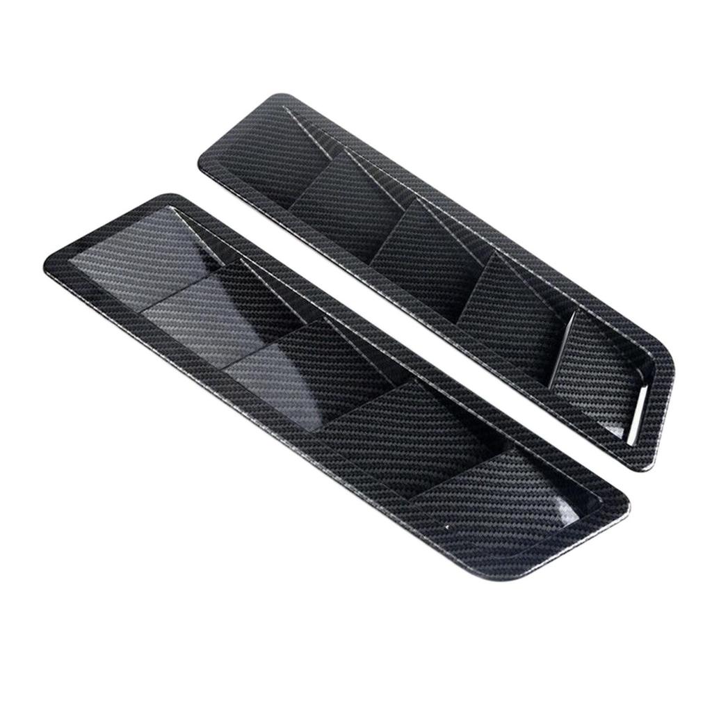 Car Hood Vent Air Flow Intake Louver Vents Bonnet Cover 