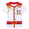 Camiseta de Verano para Niños con Estampado 3D y Cuello Redondo