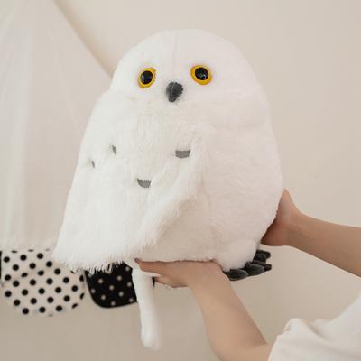 Twisted Head Magic Owl Doll Cute Snowy Owl Plush Owl Doll White Owl